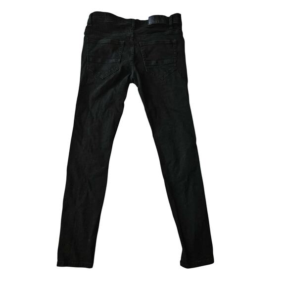 Arketype Jeans Mens 34 X 30 Black Slim Fit Distressed Denim Distressed - Picture 2 of 6